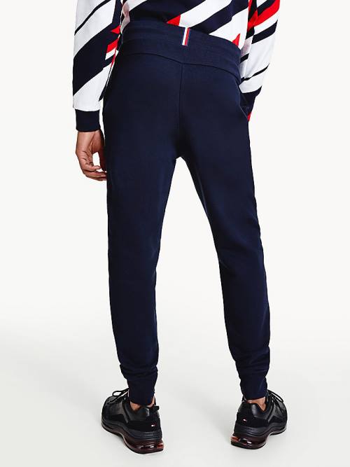 Tommy Hilfiger Spor Terry Joggers Pantolon Erkek Mavi | TH761CYF