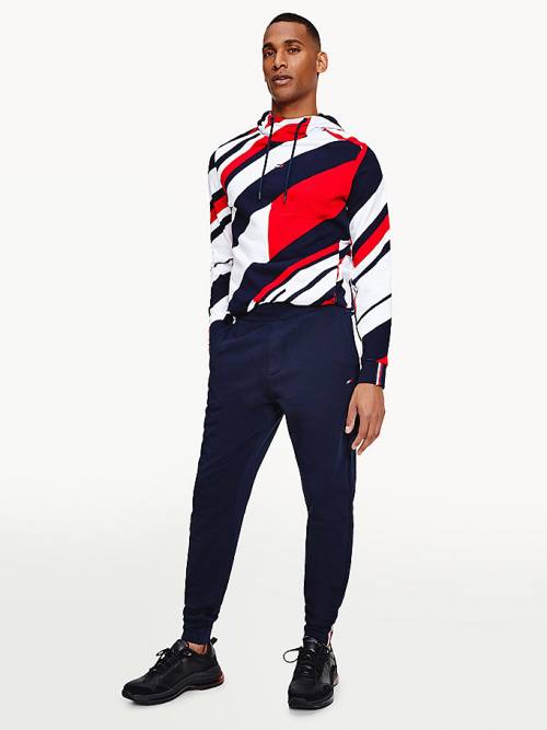 Tommy Hilfiger Spor Terry Joggers Pantolon Erkek Mavi | TH761CYF