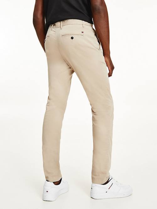 Tommy Hilfiger Stretch Pamuklu Chinos Pantolon Erkek Haki | TH457DBI