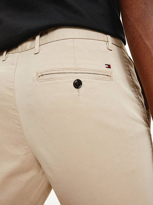 Tommy Hilfiger Stretch Pamuklu Chinos Pantolon Erkek Haki | TH457DBI