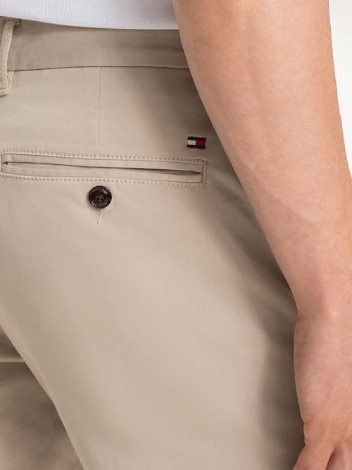 Tommy Hilfiger Stretch Pamuklu Chinos Pantolon Erkek Haki | TH457DBI