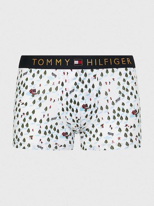 Tommy Hilfiger Stretch Pamuklu Trunks And Socks Set İç Giyim Erkek Kahverengi | TH149WXL