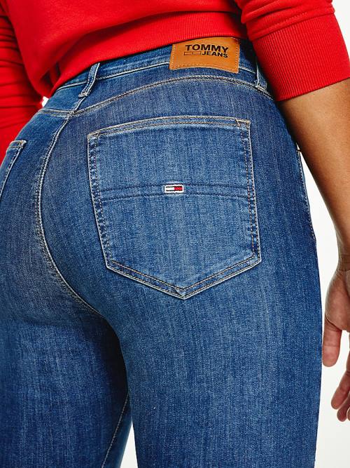 Tommy Hilfiger Sylvia High Rise Skinny Faded Jean Pantolon Kadın Denim | TH957VUP