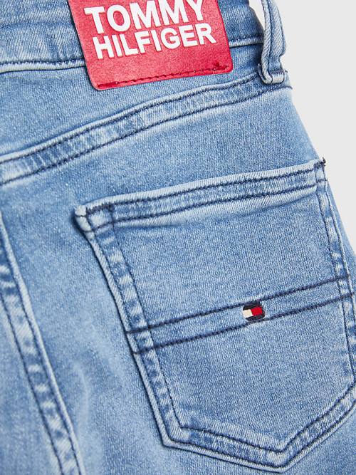 Tommy Hilfiger Sylvia Skinny Faded Jean Pantolon Kiz Çocuk Denim | TH805AWS