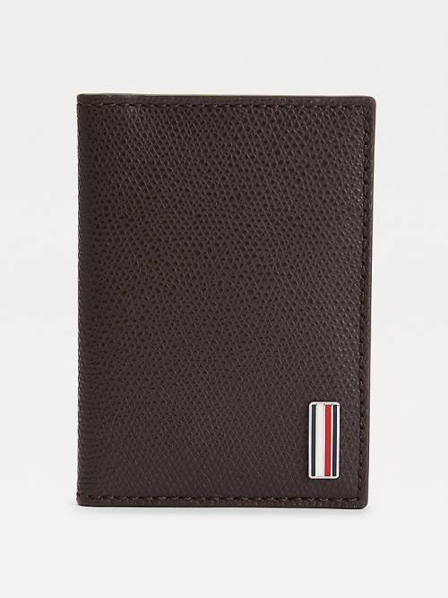 Tommy Hilfiger TH Business Bifold Deri Cüzdan Erkek Kahverengi | TH308ZOJ