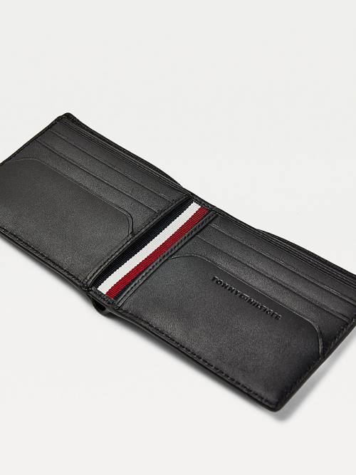 Tommy Hilfiger TH Business Small Deri Card Cüzdan Erkek Siyah | TH721NZR