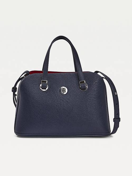 Tommy Hilfiger TH Core Medium Satchel Çanta Kadın Mavi | TH715PSB