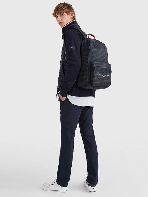 Tommy Hilfiger TH Established Backpack Çanta Erkek Mavi | TH831KJS