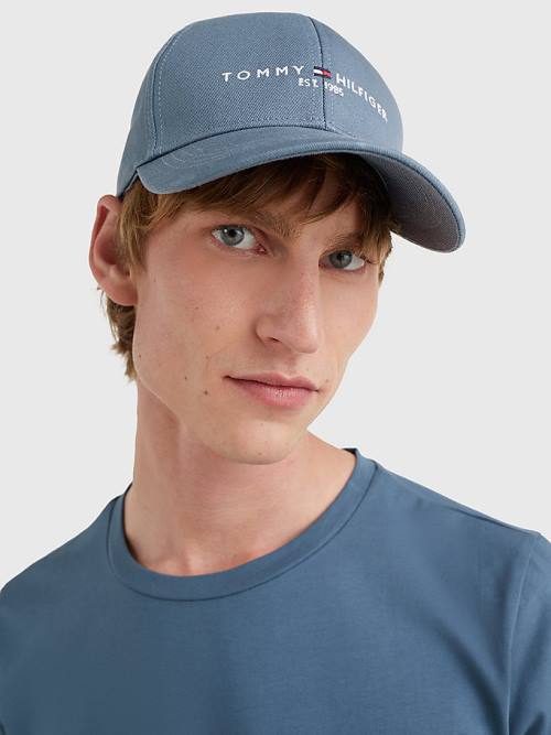 Tommy Hilfiger TH Established Baseball Cap Şapka Erkek Mavi | TH154QLV