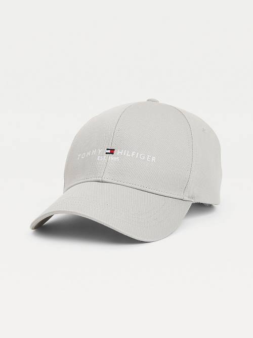 Tommy Hilfiger TH Established Baseball Cap Şapka Erkek Gri | TH239TFH