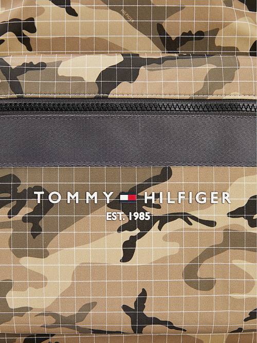 Tommy Hilfiger TH Established Camouflage Backpack Çanta Erkek Yeşil | TH278OJV