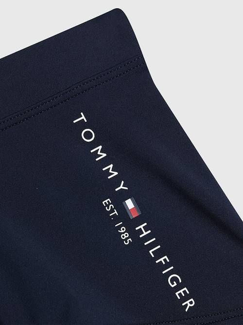 Tommy Hilfiger TH Established Logo Shorts Mayo Erkek Çocuk Mavi | TH953ZJK