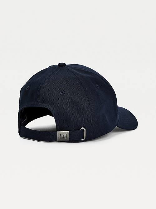 Tommy Hilfiger TH Established Organic Pamuklu Cap Şapka Erkek Mavi | TH104VTI