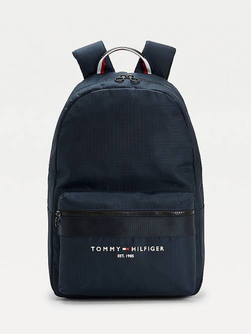 Tommy Hilfiger TH Established Recycled Polyester Backpack Çanta Erkek Mavi | TH304ULK