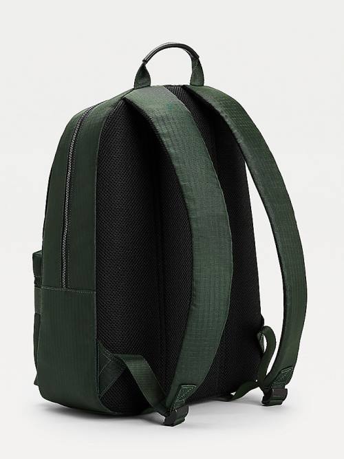 Tommy Hilfiger TH Established Recycled Polyester Backpack Çanta Erkek Yeşil | TH571HVE