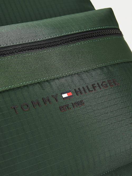 Tommy Hilfiger TH Established Recycled Polyester Backpack Çanta Erkek Yeşil | TH571HVE