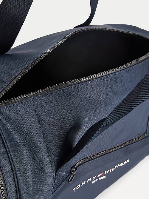 Tommy Hilfiger TH Established Recycled Polyester Duffle Çanta Erkek Mavi | TH876QJI