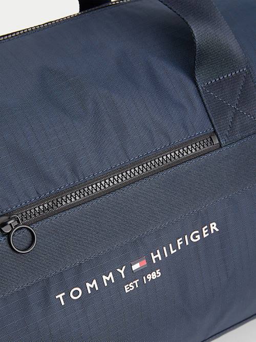 Tommy Hilfiger TH Established Recycled Polyester Duffle Çanta Erkek Mavi | TH876QJI