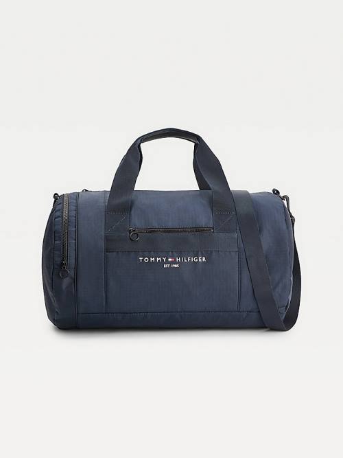 Tommy Hilfiger TH Established Recycled Polyester Duffle Çanta Erkek Mavi | TH876QJI