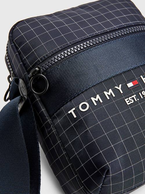 Tommy Hilfiger TH Established Small Reporter Çanta Erkek Mavi | TH250DCS