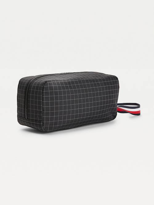 Tommy Hilfiger TH Established Su Repellent Washbag Çanta Erkek Siyah | TH096AZX