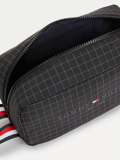 Tommy Hilfiger TH Established Su Repellent Washbag Çanta Erkek Siyah | TH096AZX