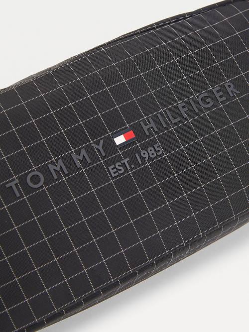 Tommy Hilfiger TH Established Su Repellent Washbag Çanta Erkek Siyah | TH096AZX