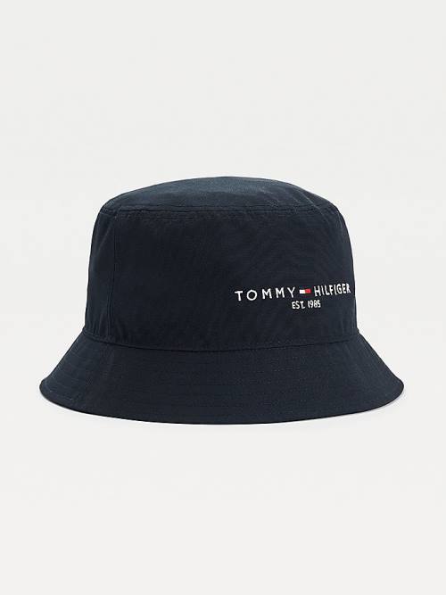 Tommy Hilfiger TH Established Tech Bucket Şapka Erkek Mavi | TH230IRP