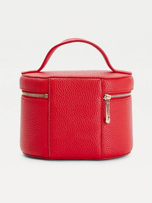 Tommy Hilfiger TH Interlock Vanity Case Çanta Kadın Kırmızı | TH319HZR