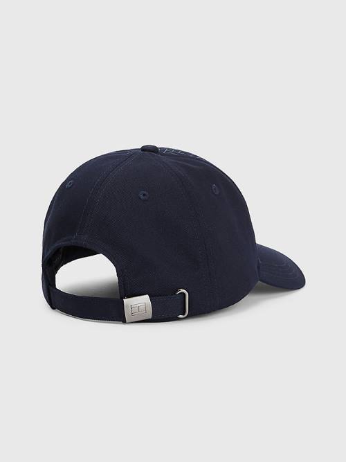 Tommy Hilfiger TH Modern Signature Patch Cap Şapka Erkek Mavi | TH357TSW