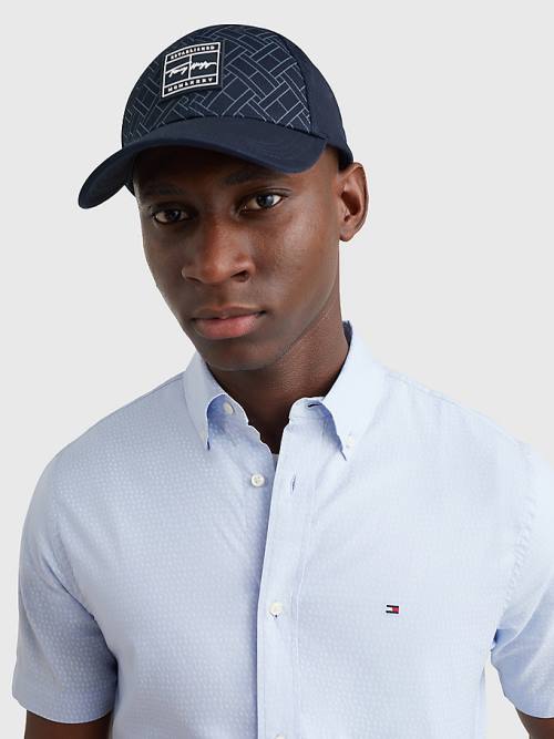 Tommy Hilfiger TH Modern Signature Patch Cap Şapka Erkek Mavi | TH357TSW