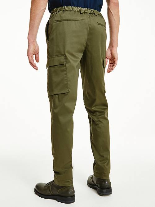 Tommy Hilfiger TH Modern Slim Fit Cargo Pantolon Erkek Haki | TH673GSO