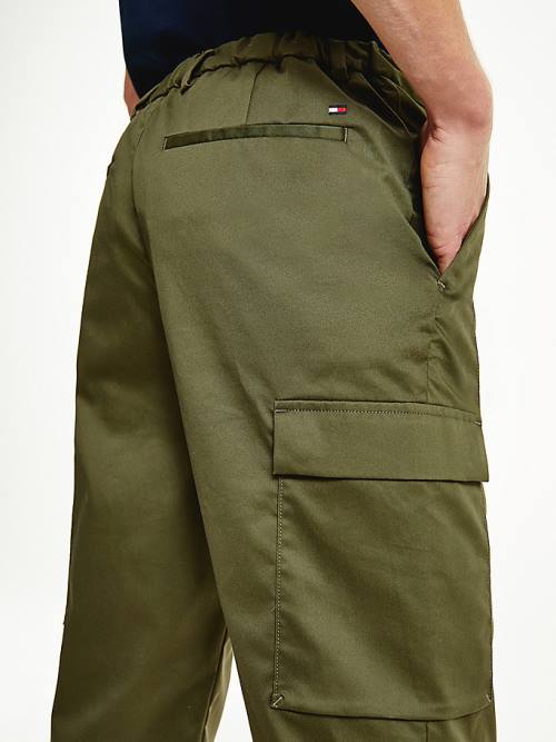 Tommy Hilfiger TH Modern Slim Fit Cargo Pantolon Erkek Haki | TH673GSO