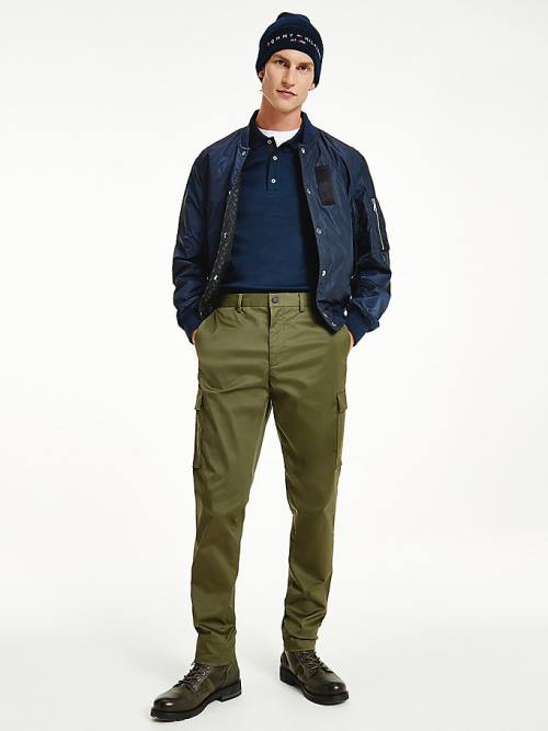 Tommy Hilfiger TH Modern Slim Fit Cargo Pantolon Erkek Haki | TH673GSO