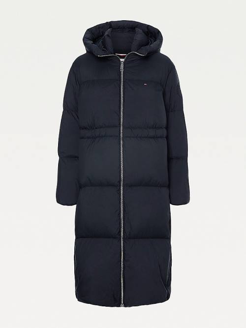 Tommy Hilfiger TH Protect Down Puffer Coat Ceket Kadın Siyah | TH026DXQ