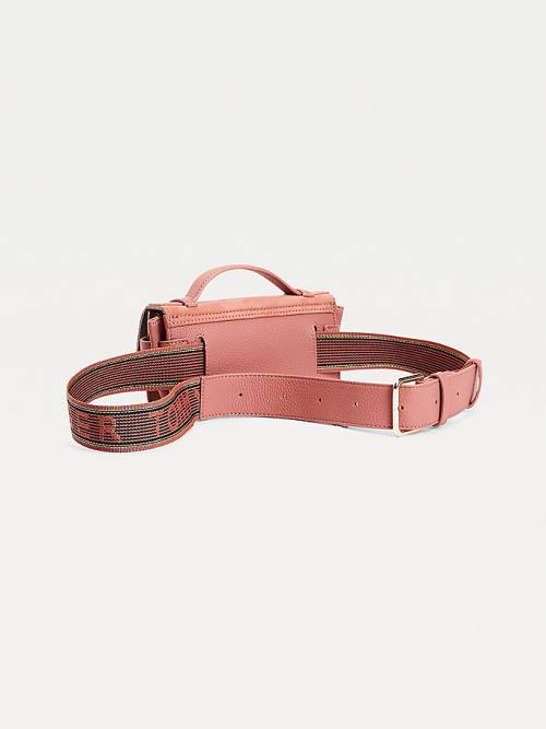 Tommy Hilfiger TH Soft Monogram Belt Çanta Kadın Turuncu | TH423KTO