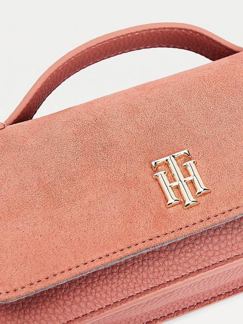 Tommy Hilfiger TH Soft Monogram Belt Çanta Kadın Turuncu | TH423KTO