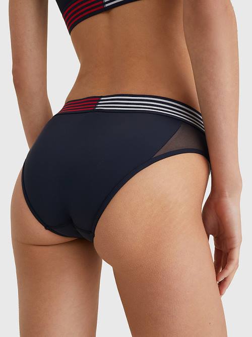 Tommy Hilfiger TH Stretch Logo Waistband Briefs İç Giyim Kadın Mavi | TH567WBI