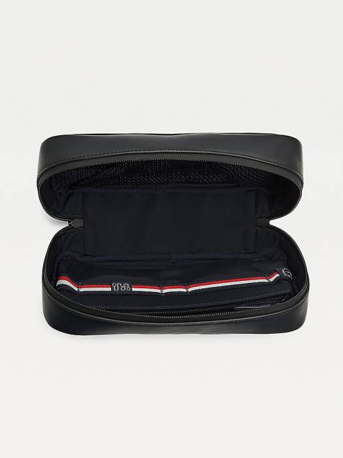 Tommy Hilfiger TH Tech Commuter Recycled Pouch Çanta Erkek Siyah | TH975FSL