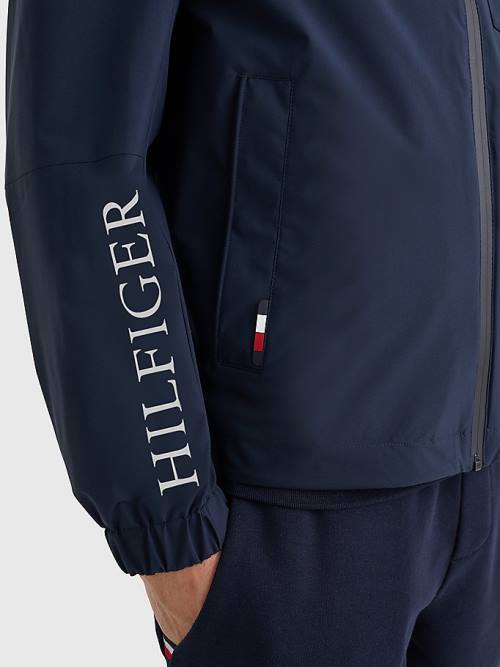 Tommy Hilfiger TH Tech Warm Kukuletalı Ceket Erkek Mavi | TH526QET