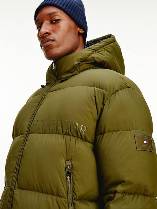 Tommy Hilfiger TH Warm High Loft Filled Parka Kaban Erkek Kahverengi | TH579EOR