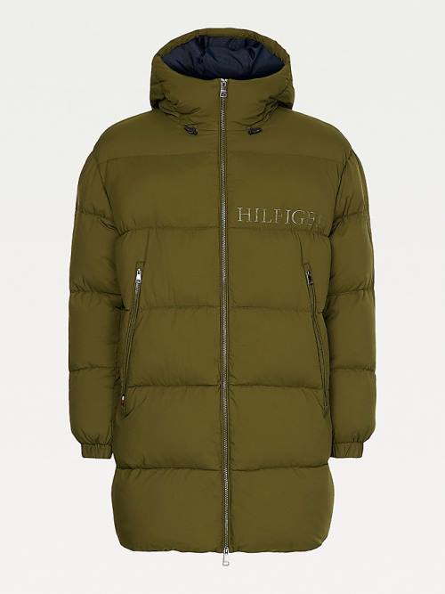 Tommy Hilfiger TH Warm High Loft Filled Parka Kaban Erkek Kahverengi | TH579EOR