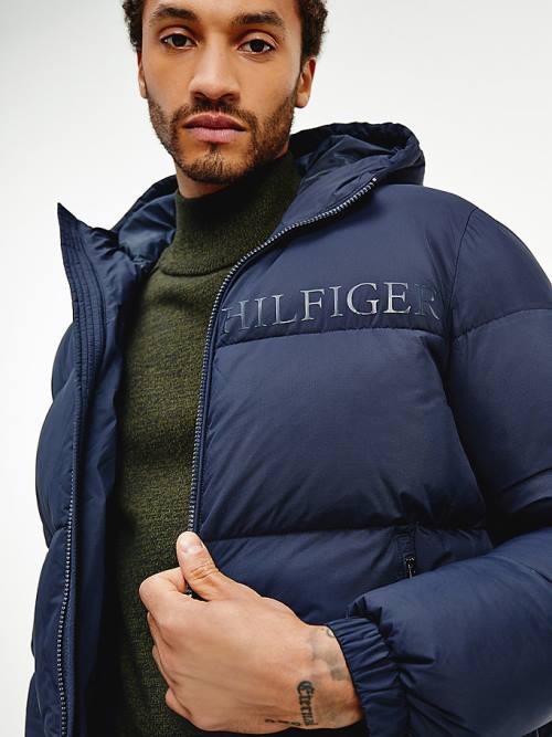 Tommy Hilfiger TH Warm High Loft Filled Ceket Erkek Mavi | TH601NVG