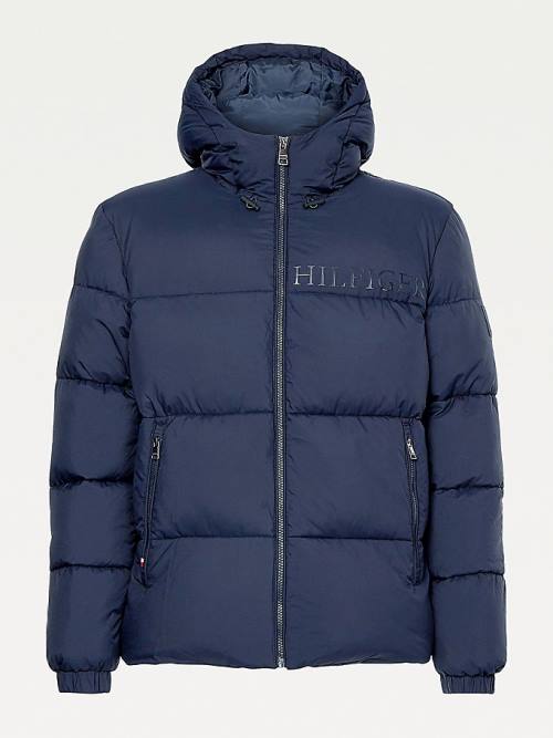 Tommy Hilfiger TH Warm High Loft Filled Ceket Erkek Mavi | TH601NVG