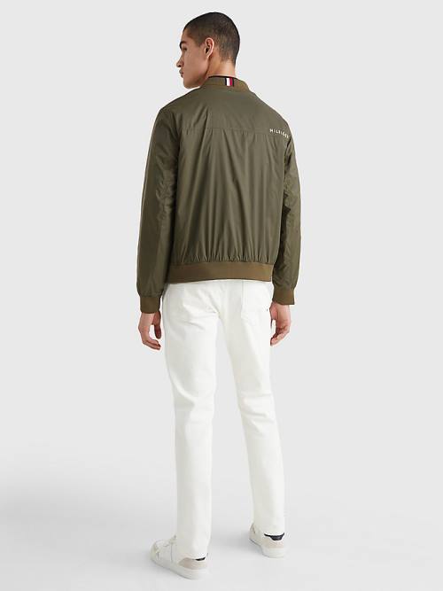 Tommy Hilfiger TH Warm Packable Insulated Bomber Ceket Erkek Haki | TH169PCH