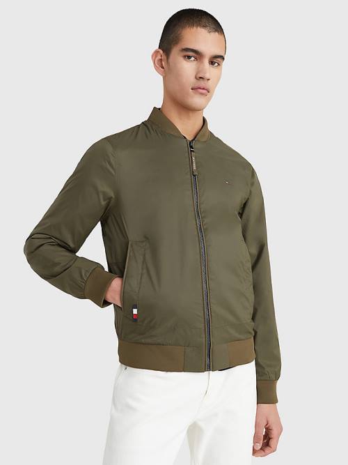 Tommy Hilfiger TH Warm Packable Insulated Bomber Ceket Erkek Haki | TH169PCH