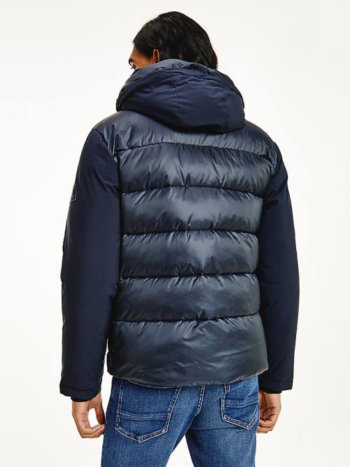 Tommy Hilfiger TH Warm Tech Filled Puffer Ceket Erkek Mavi | TH453IBV