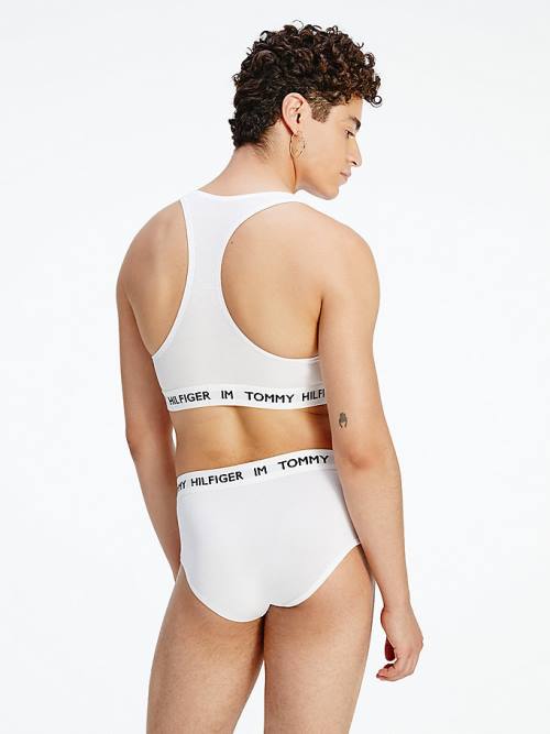 Tommy Hilfiger TOMMYXINDYA High-Belli Briefs İç Giyim Kadın Beyaz | TH631ASY