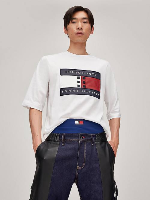 Tommy Hilfiger TOMMYXROMEO Dual-Gender Tişört Kadın Beyaz | TH058TZD