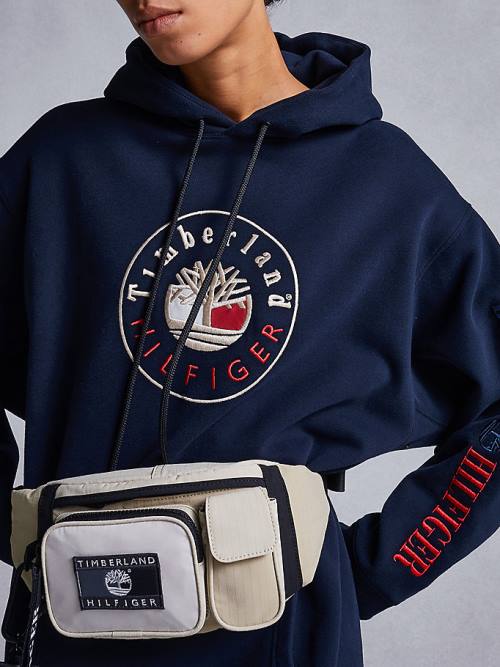 Tommy Hilfiger TOMMYXTIMBERLAND Logo Elbise Kadın Mavi | TH395AJO